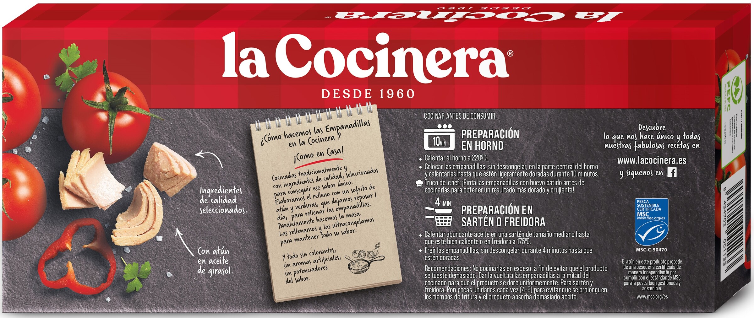 Empanadillas La Cocinera 312g atún