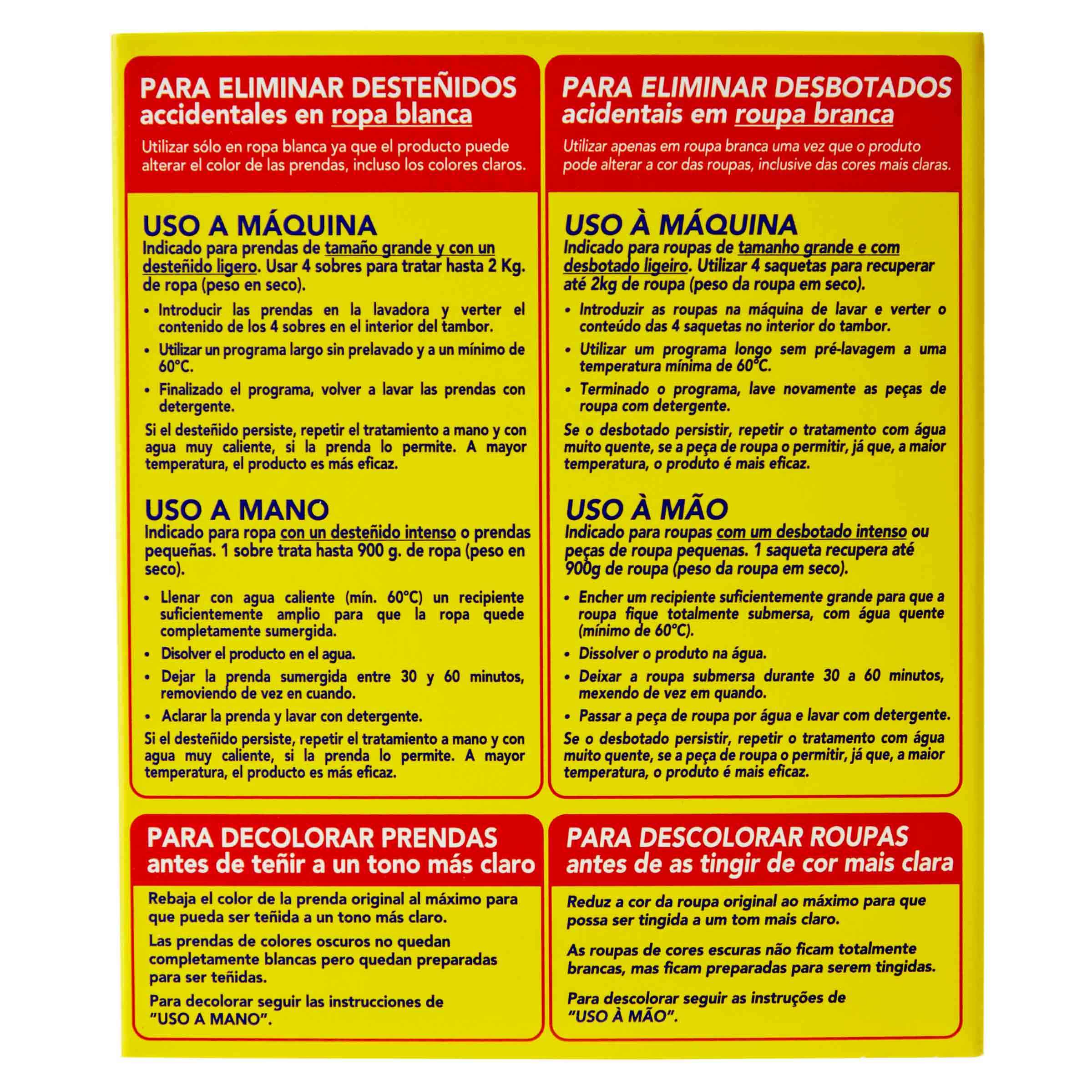 Aditivo quitadesteñidos Iberia