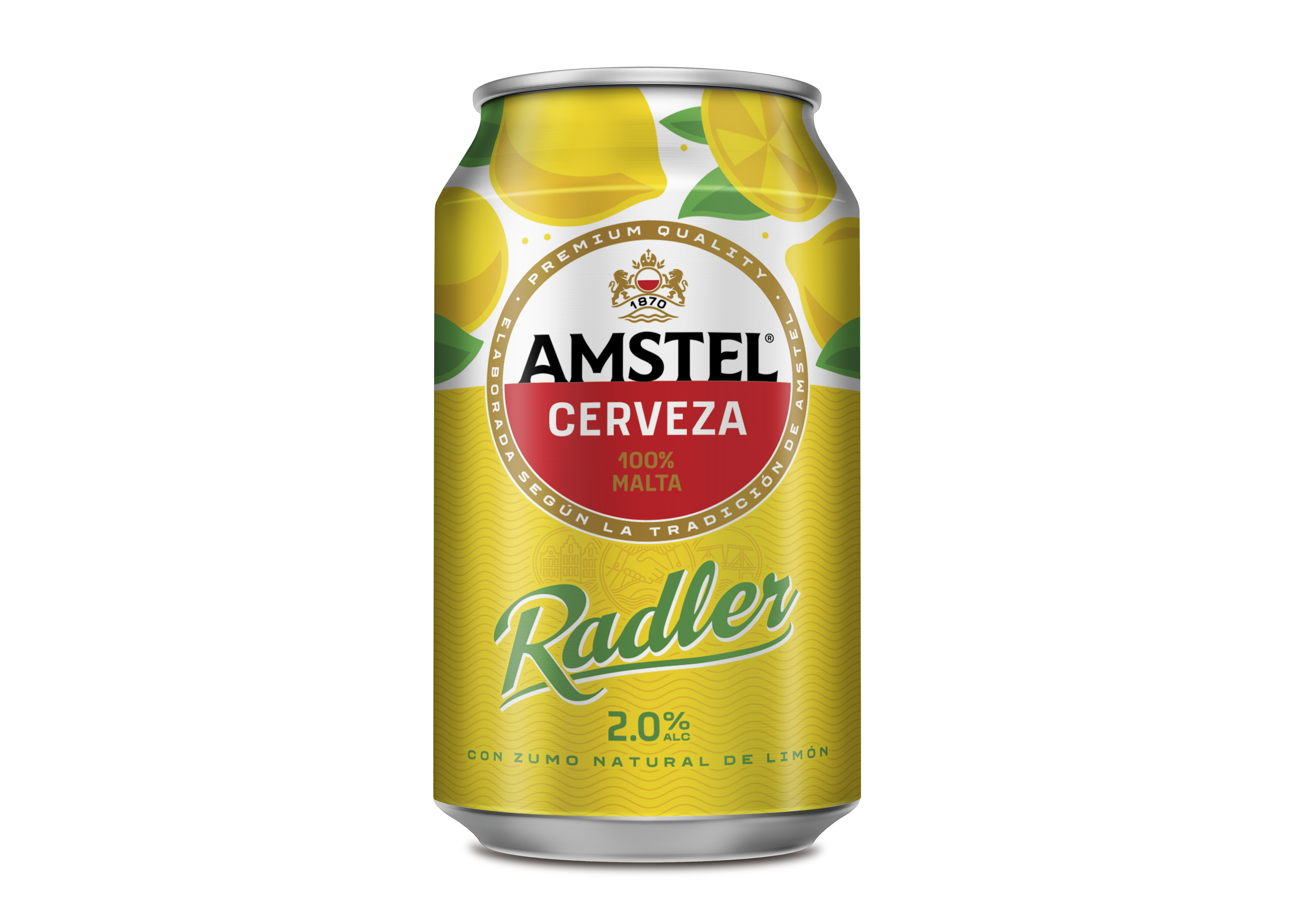 Cerveza con limón Amstel Radler lata 33cl