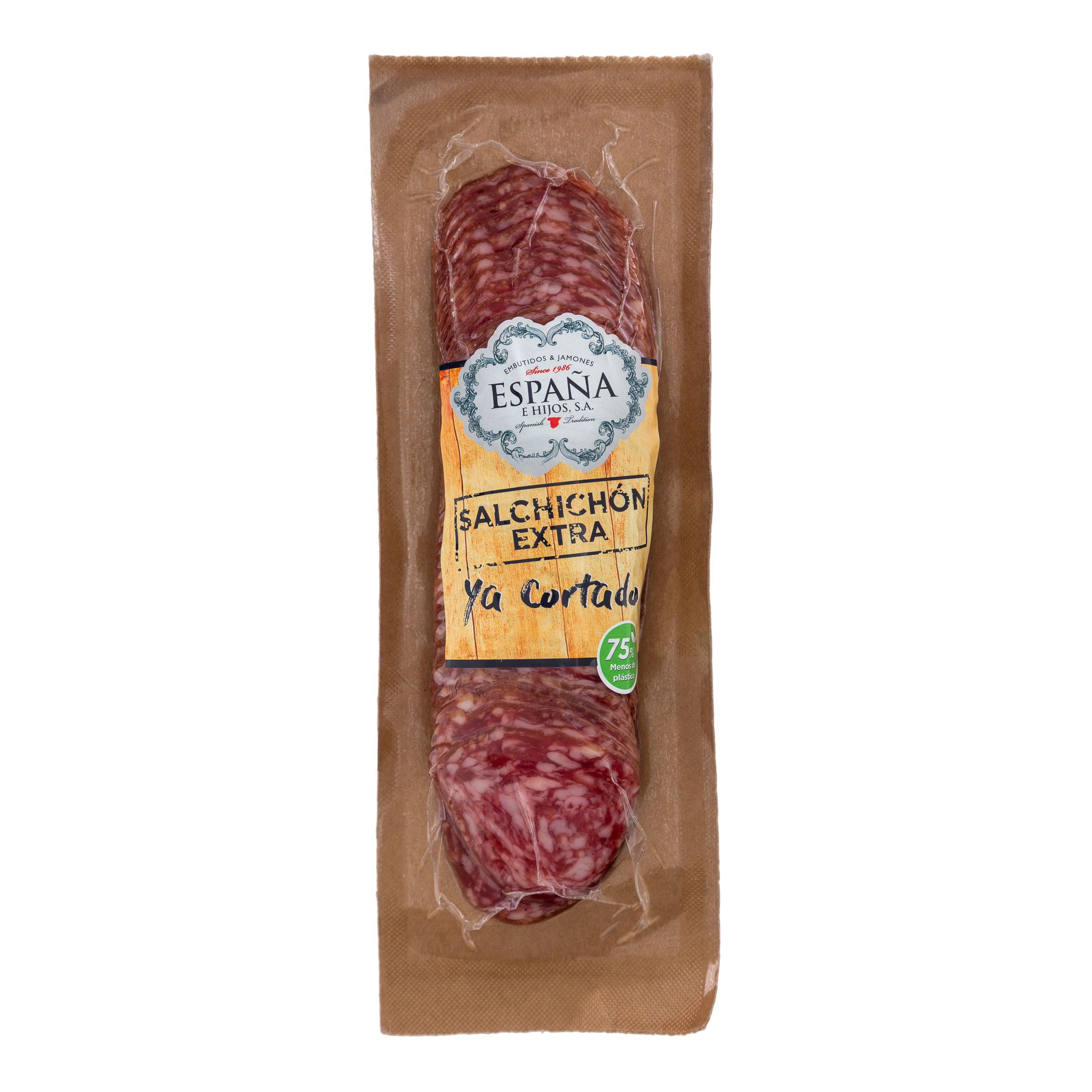 Salchichón en lonchas calidad extra España 200g