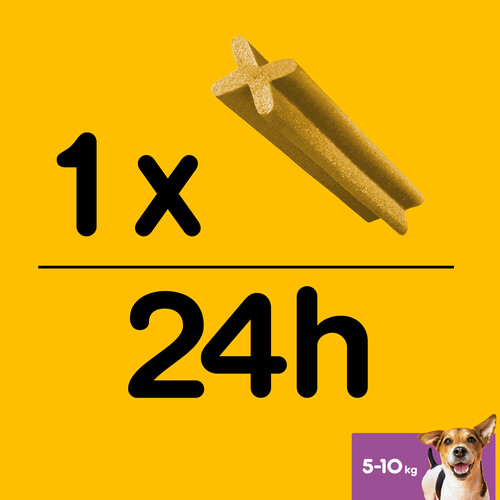 Snack higiene dental perro Dentastix razas pequeñas 110g