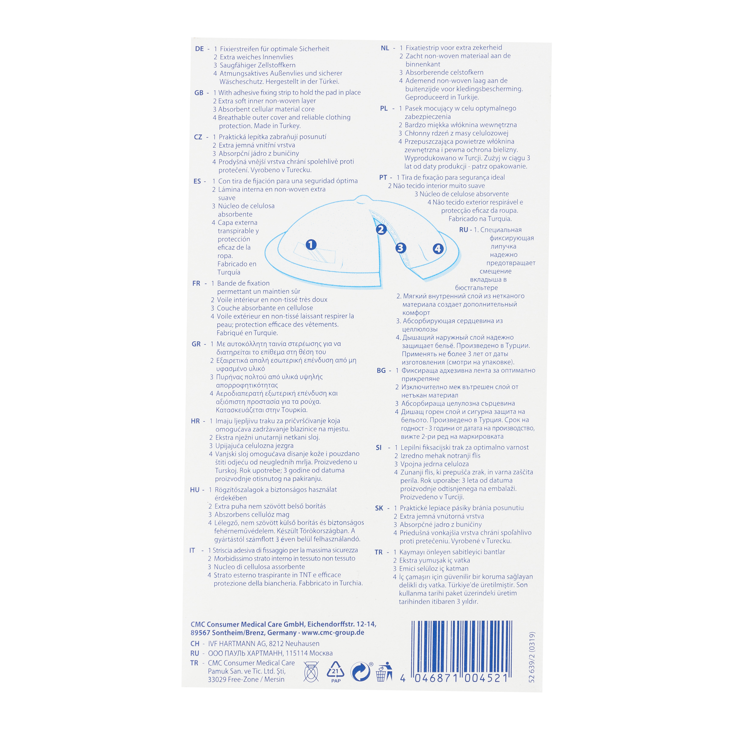 Discos de lactancia Bel Baby 30 uds extra absorbentes