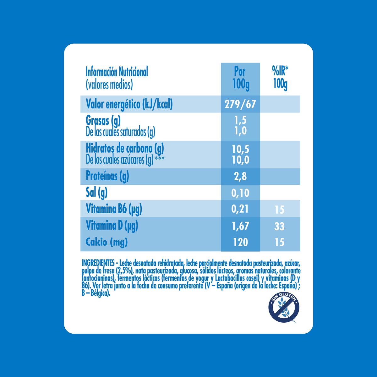 Actimel pack 12 sabor fresa