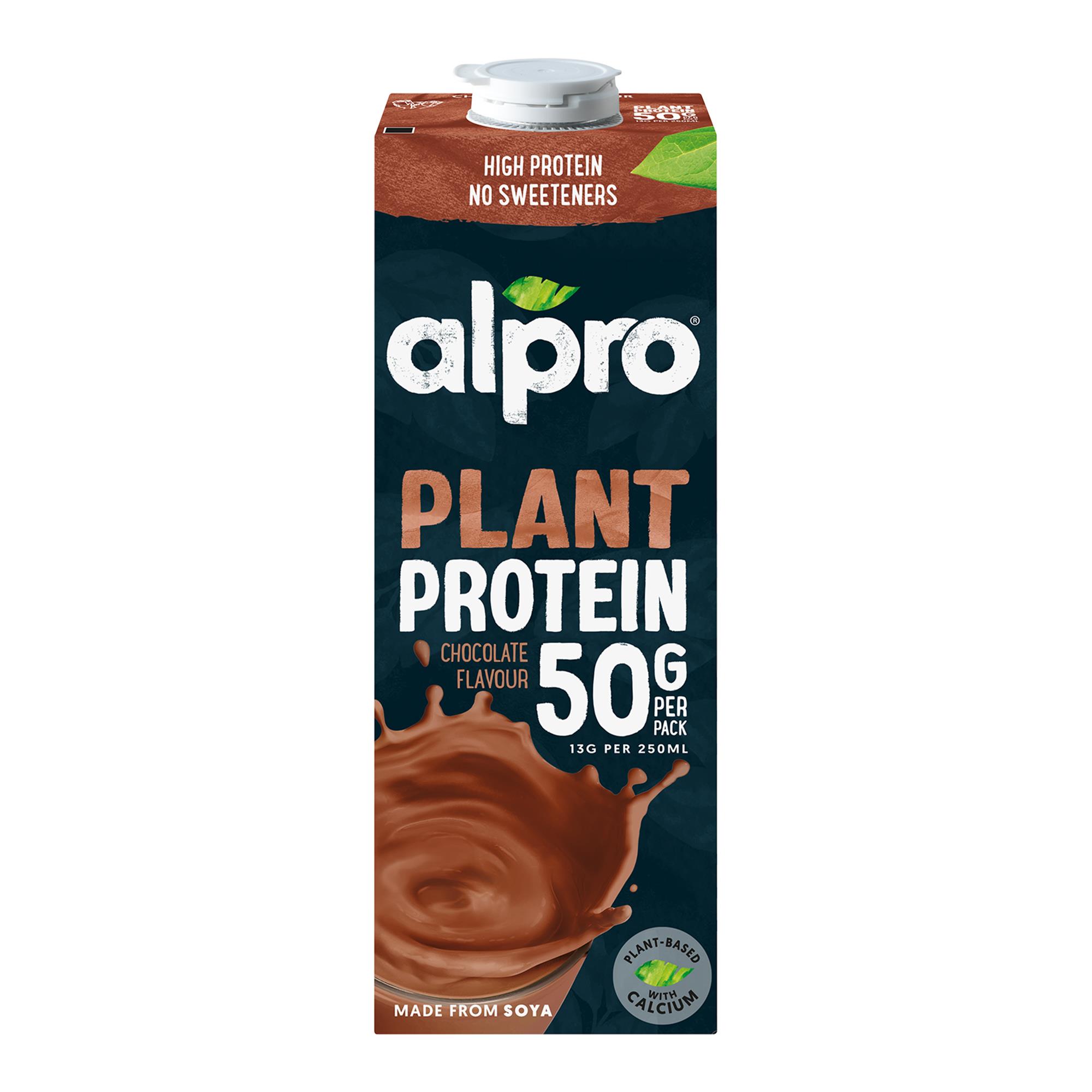 Bebida de soja con proteína sabor chocolate Alpro 1l