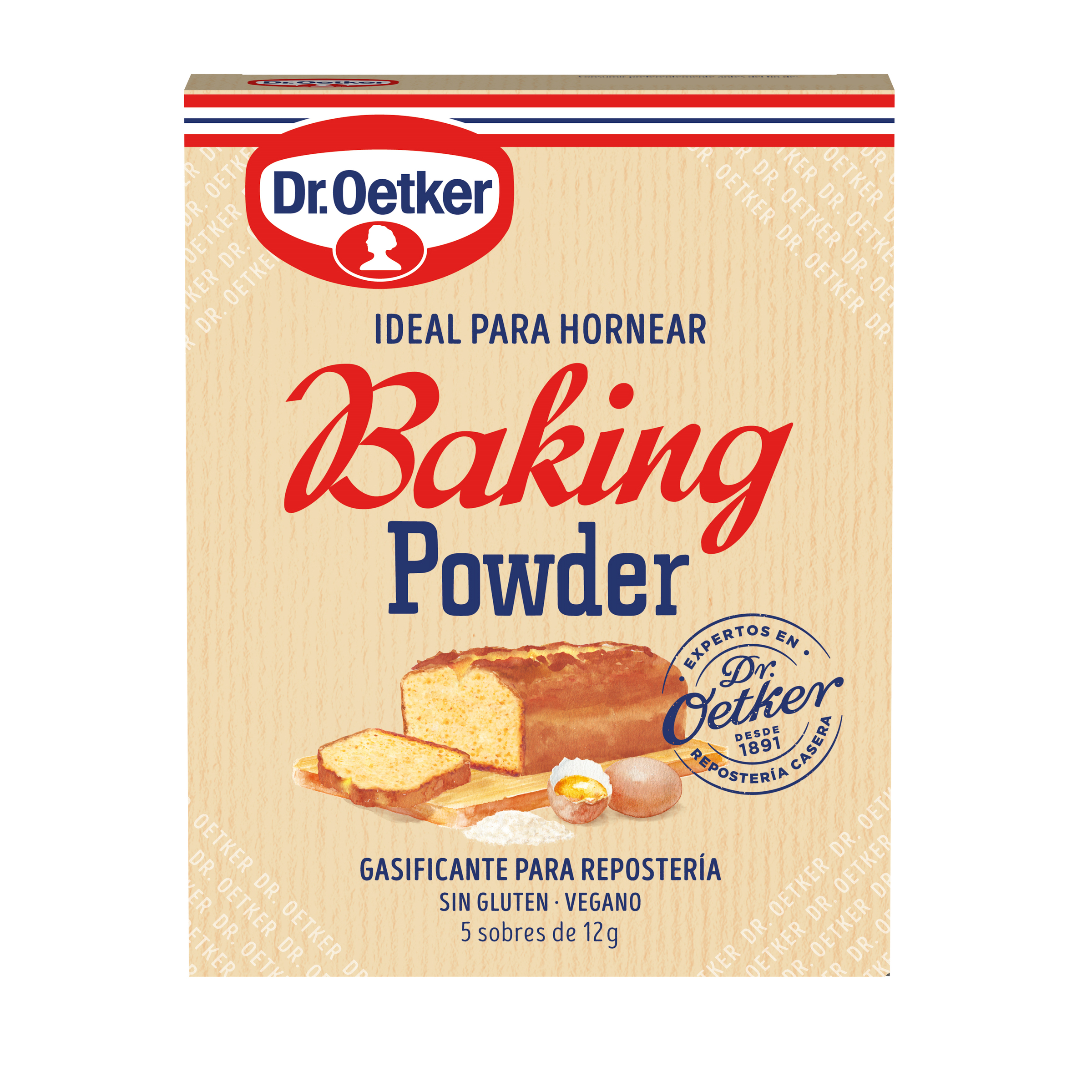 Gasificante para repostería Dr Oetker 5 unidades