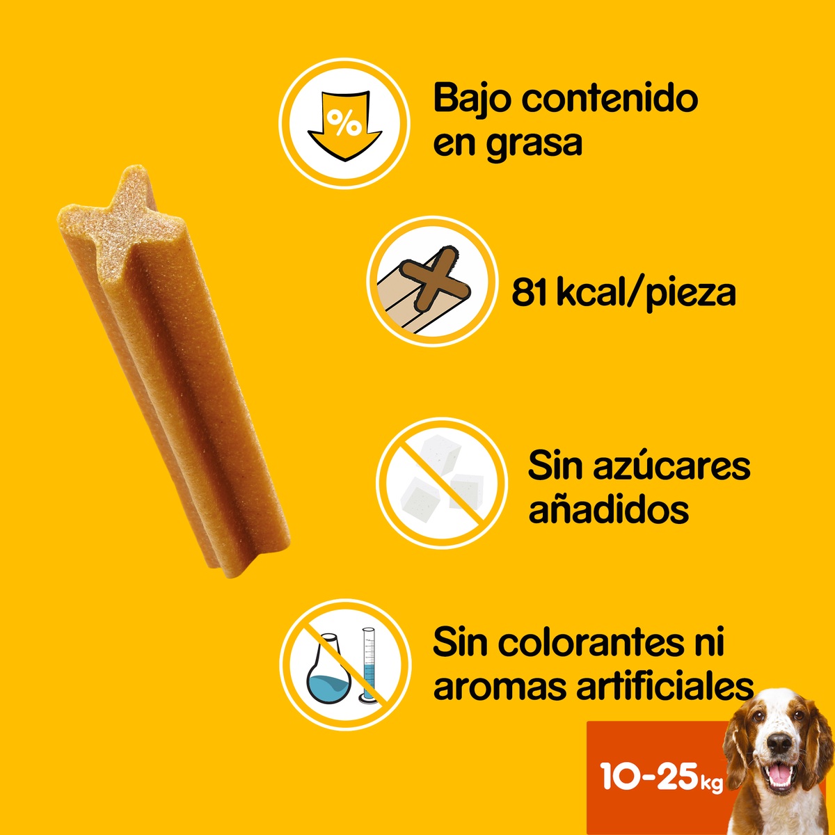 Snack higiene dental perro Dentastix 7 unidades