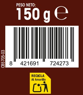 Chocolate puro sin gluten Alipende 150g
