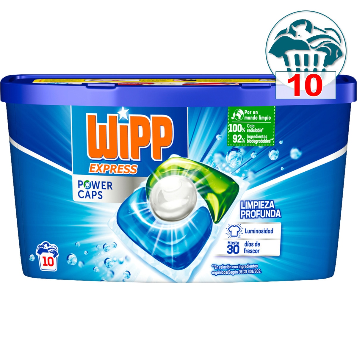 WIPP EXPRESS Detergente para ropa en polvo 40 lavados