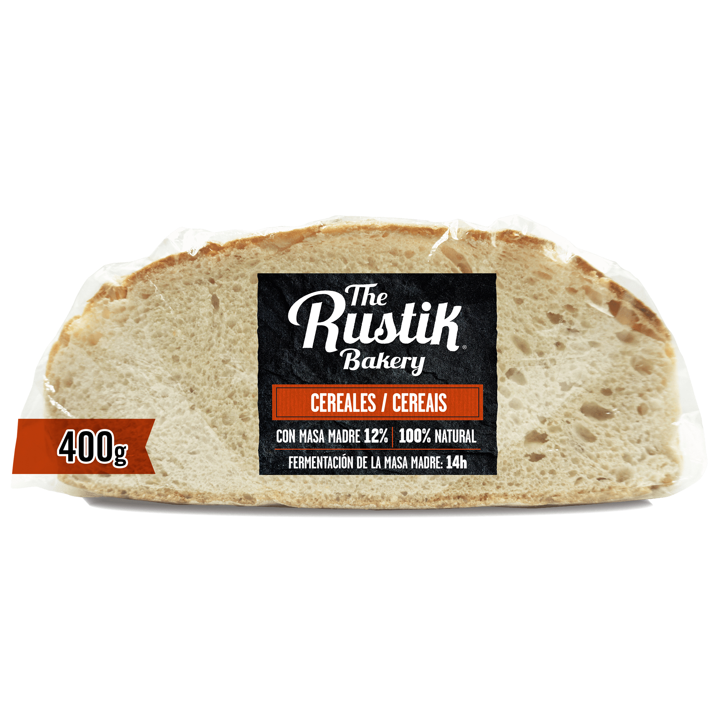 Hogaza pan The Rustik Bakery cereales masa madre 400g