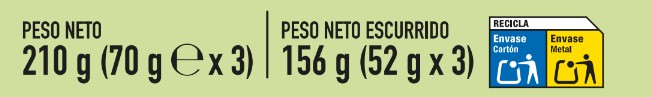 Atún bajo en sal Alipende pack 3 en aceite oliva