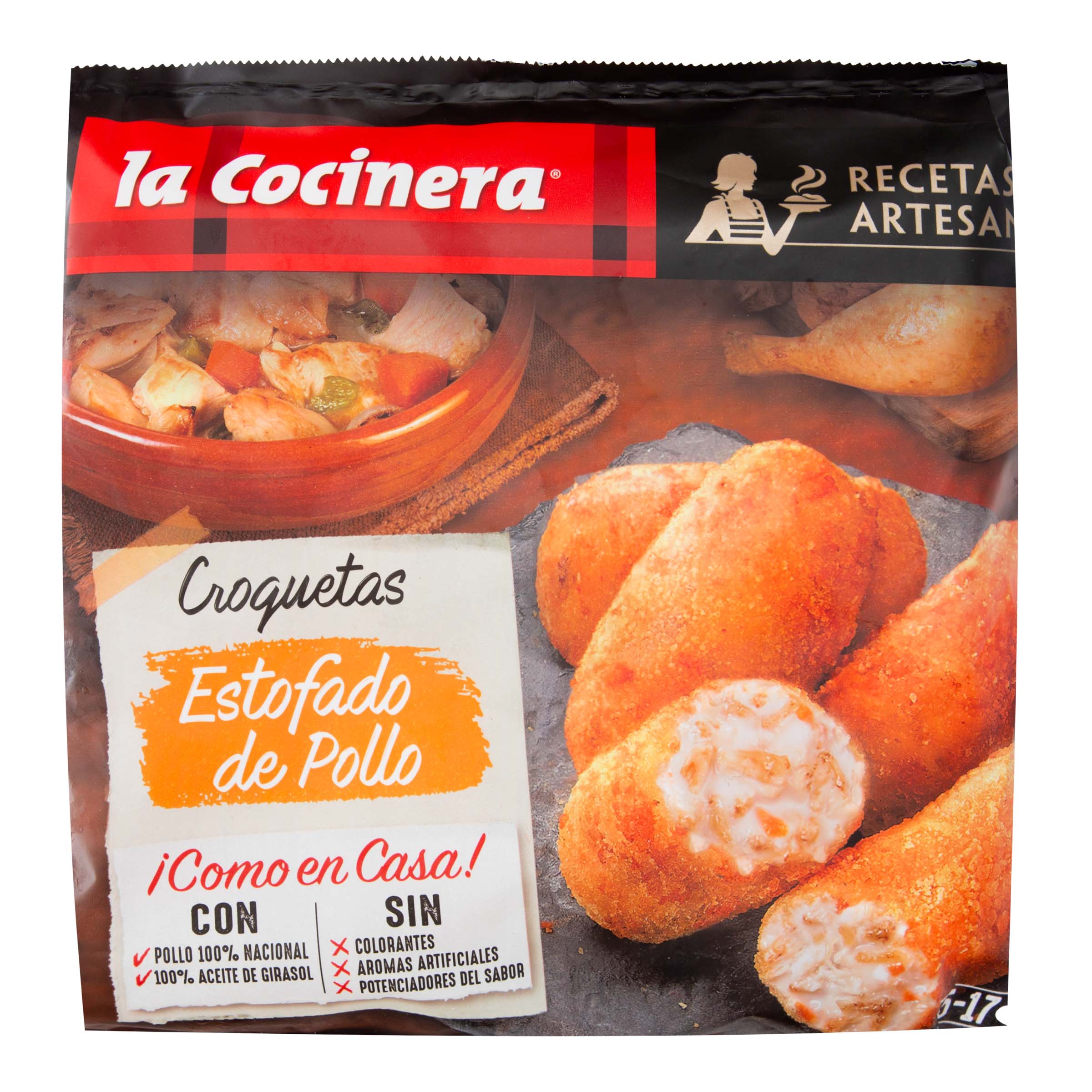 Croquetas artesanas La Cocinera pollo 500g Ahorramas