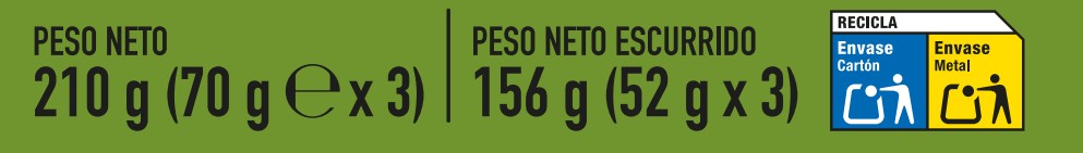 Atún claro en aceite oliva Alipende pack 3