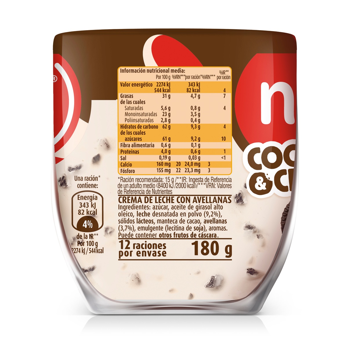 NOCILLA COOKIES CREAM 180G