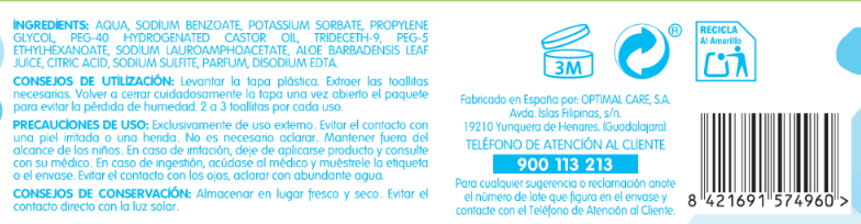 Toallitas bebé Bodyplus 24 unidades de viaje