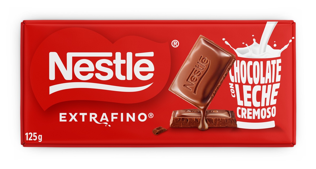 Chocolate con leche Nestlé Extrafino tableta 125g