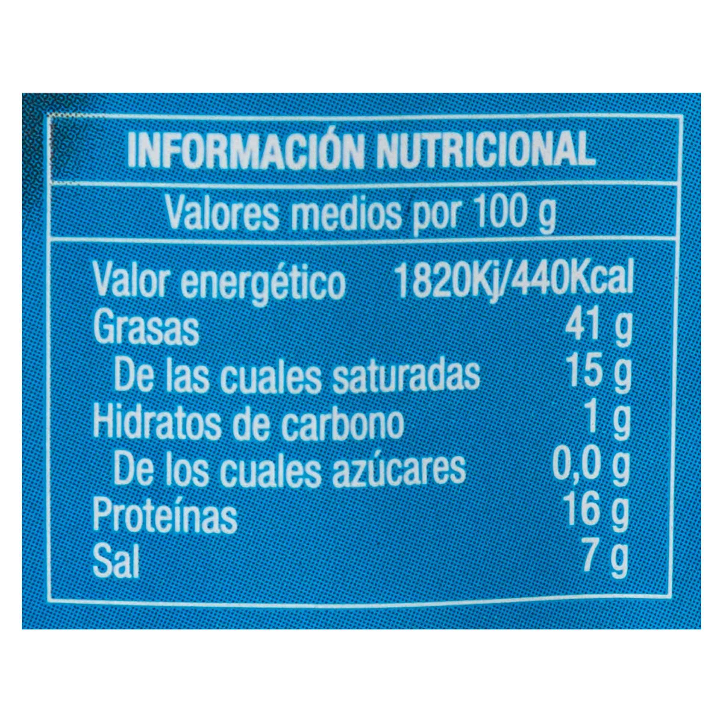 Panceta curada Famila pieza 250g