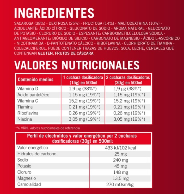 Bebida isotónica Enervit limón 420g