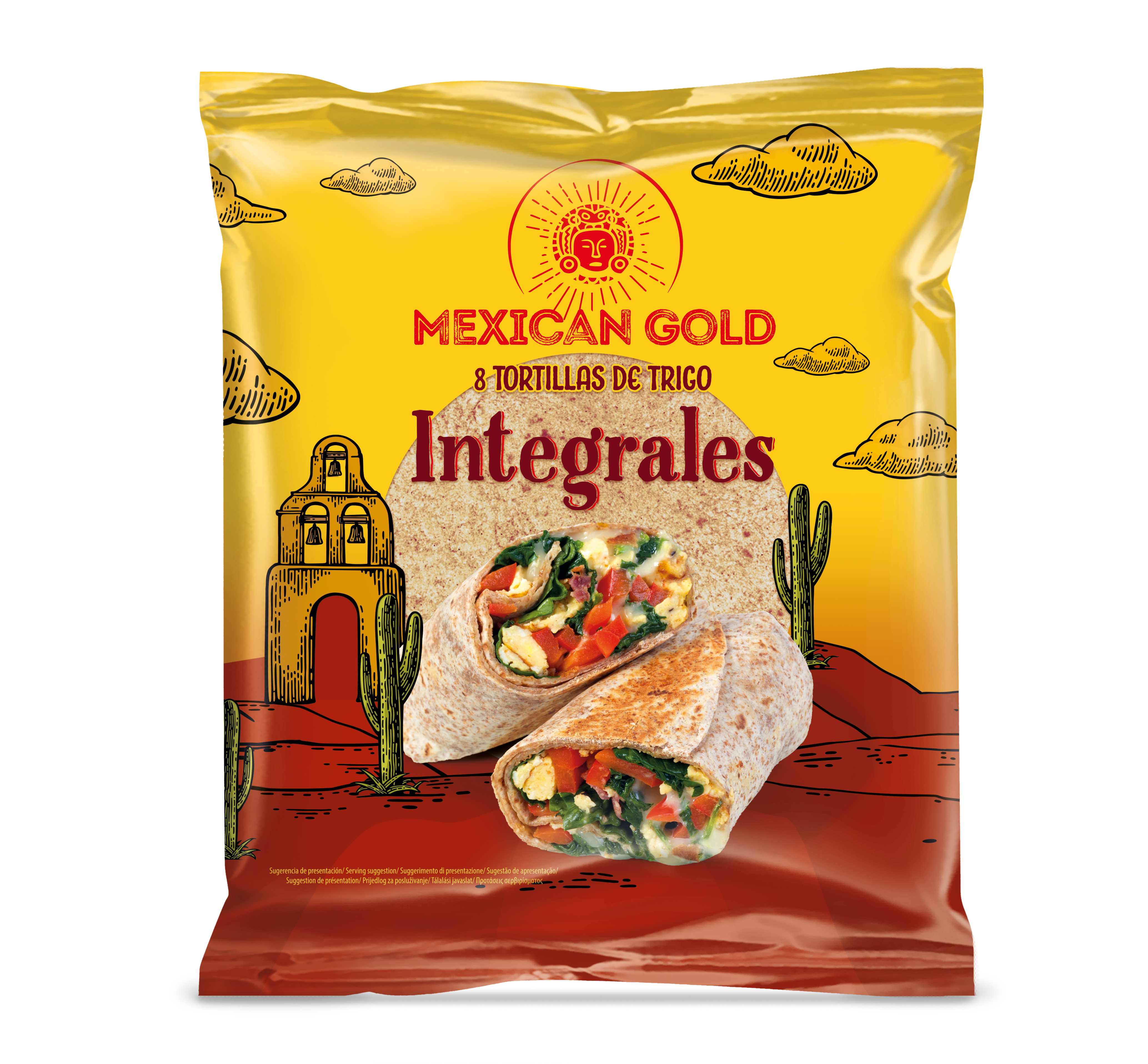 Tortilla de trigo integral Mexican Gold 320g