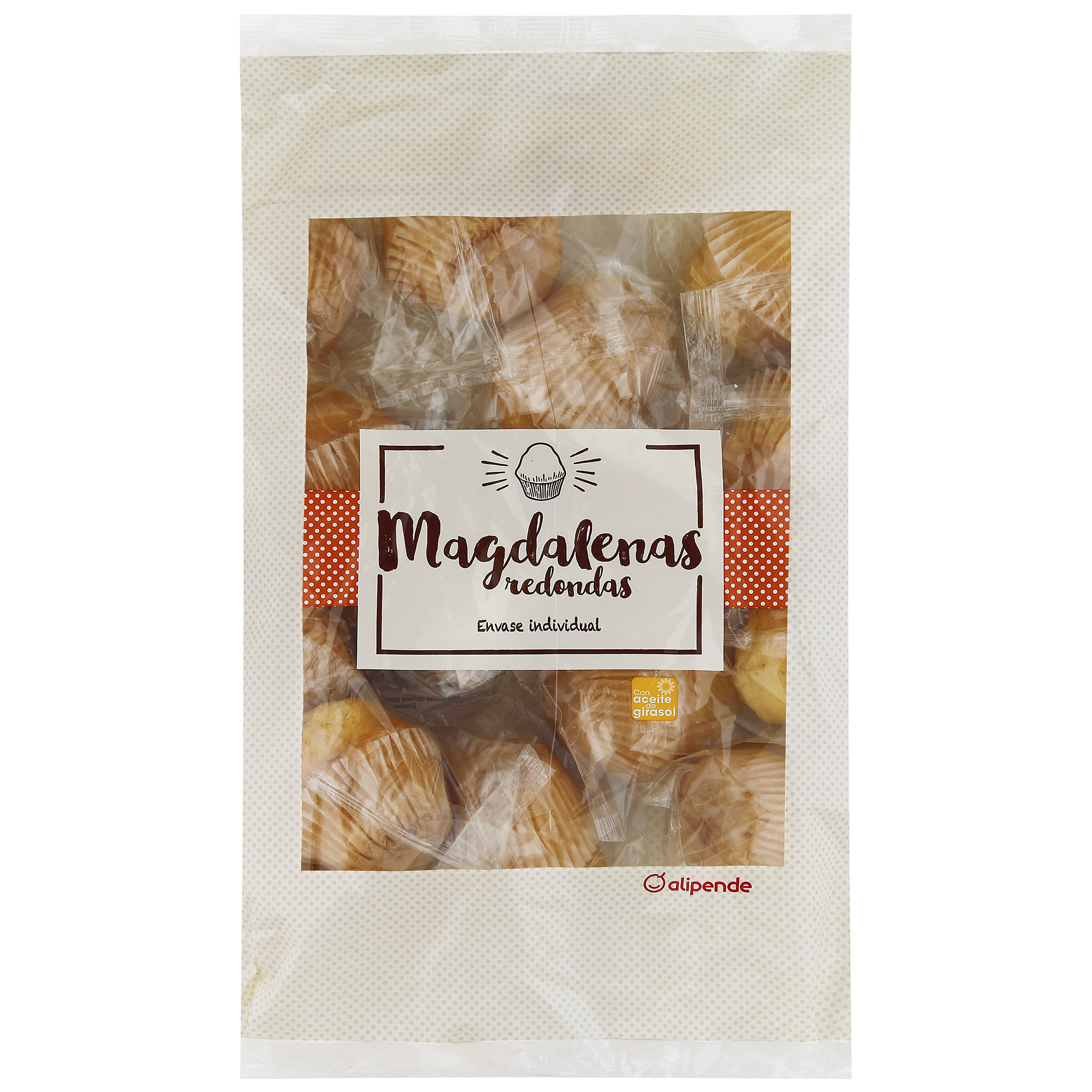 Magdalenas Alipende 540g Redondas
