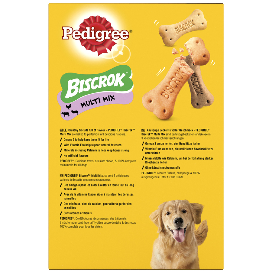 Snack perro Biscrokg Pedigree 500g