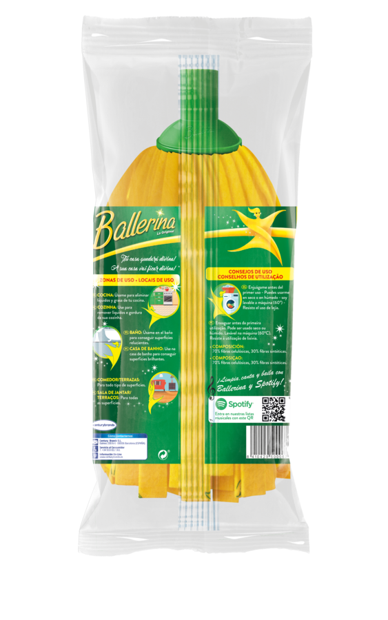 Fregona amarilla Ballerina