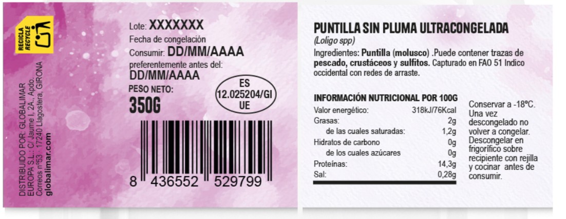 Puntilla sin pluma 350g