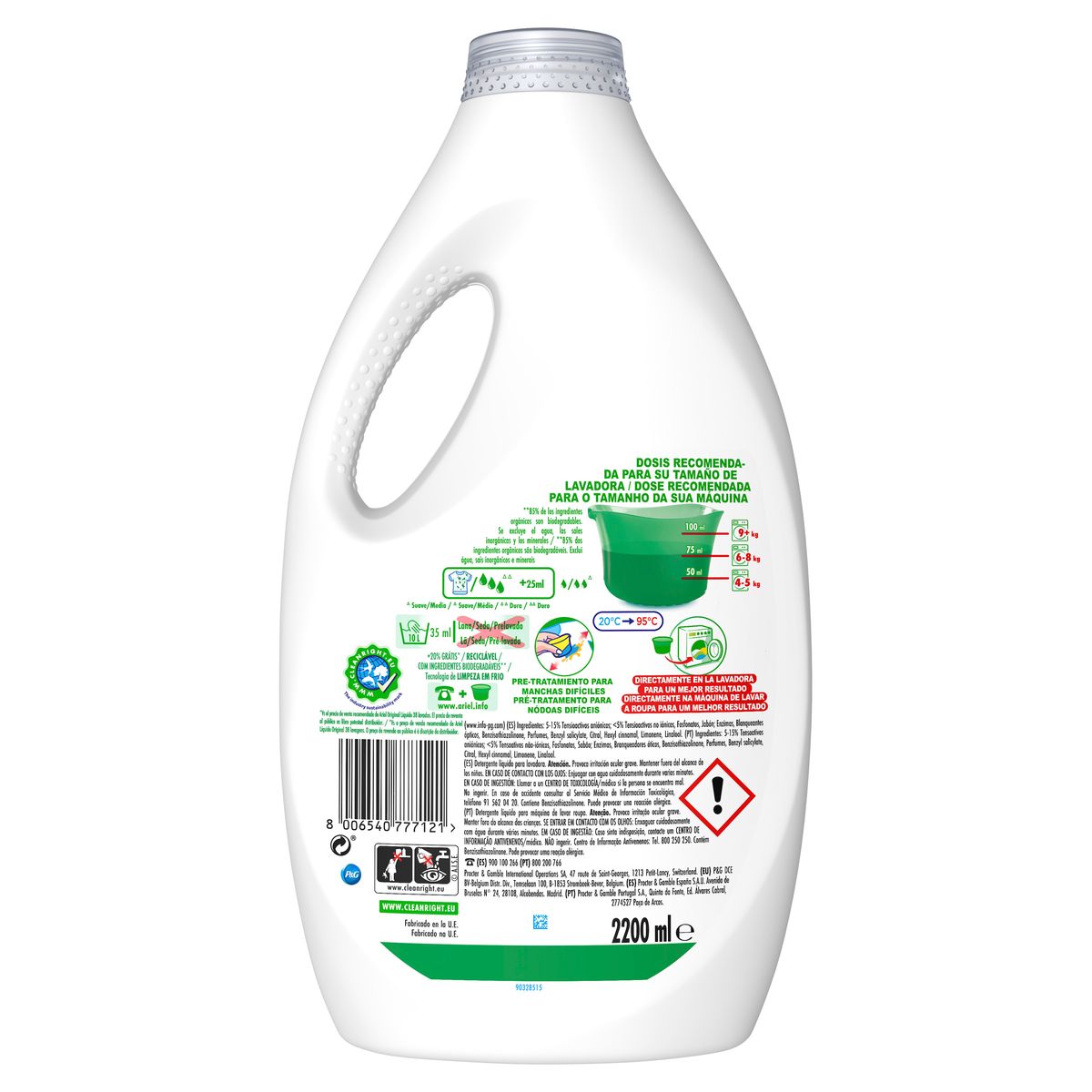 Comprar Detergente liquido color ariel en Supermercados MAS Online
