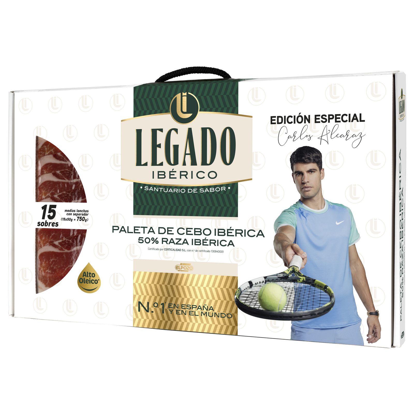 Maletín Paleta Cebo Ibérico Legado 15X50G