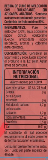 Bebida sin azúcar añadido Alipende 6 unidades melocotón