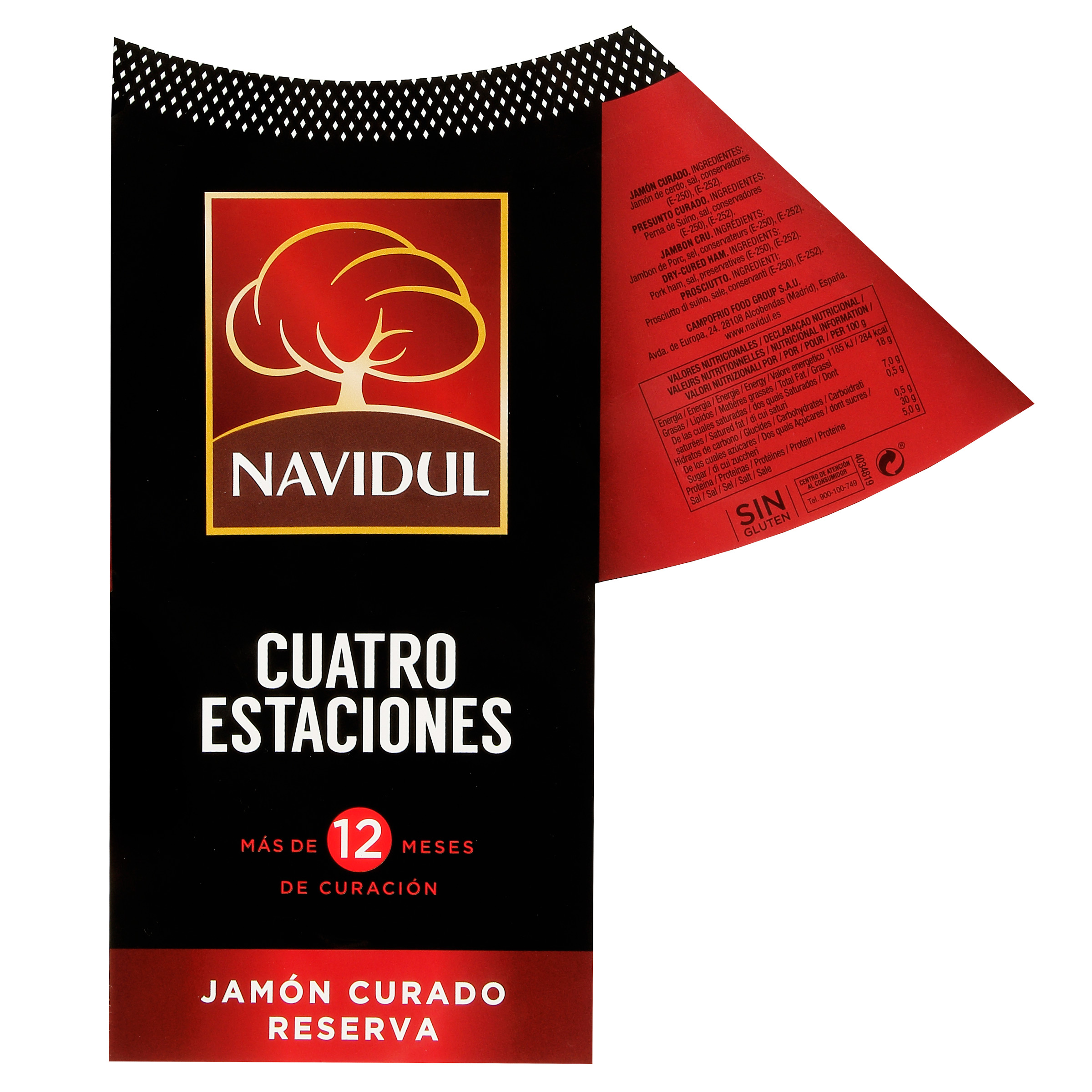 Jamón reserva Navidul 7,5 kg aprox