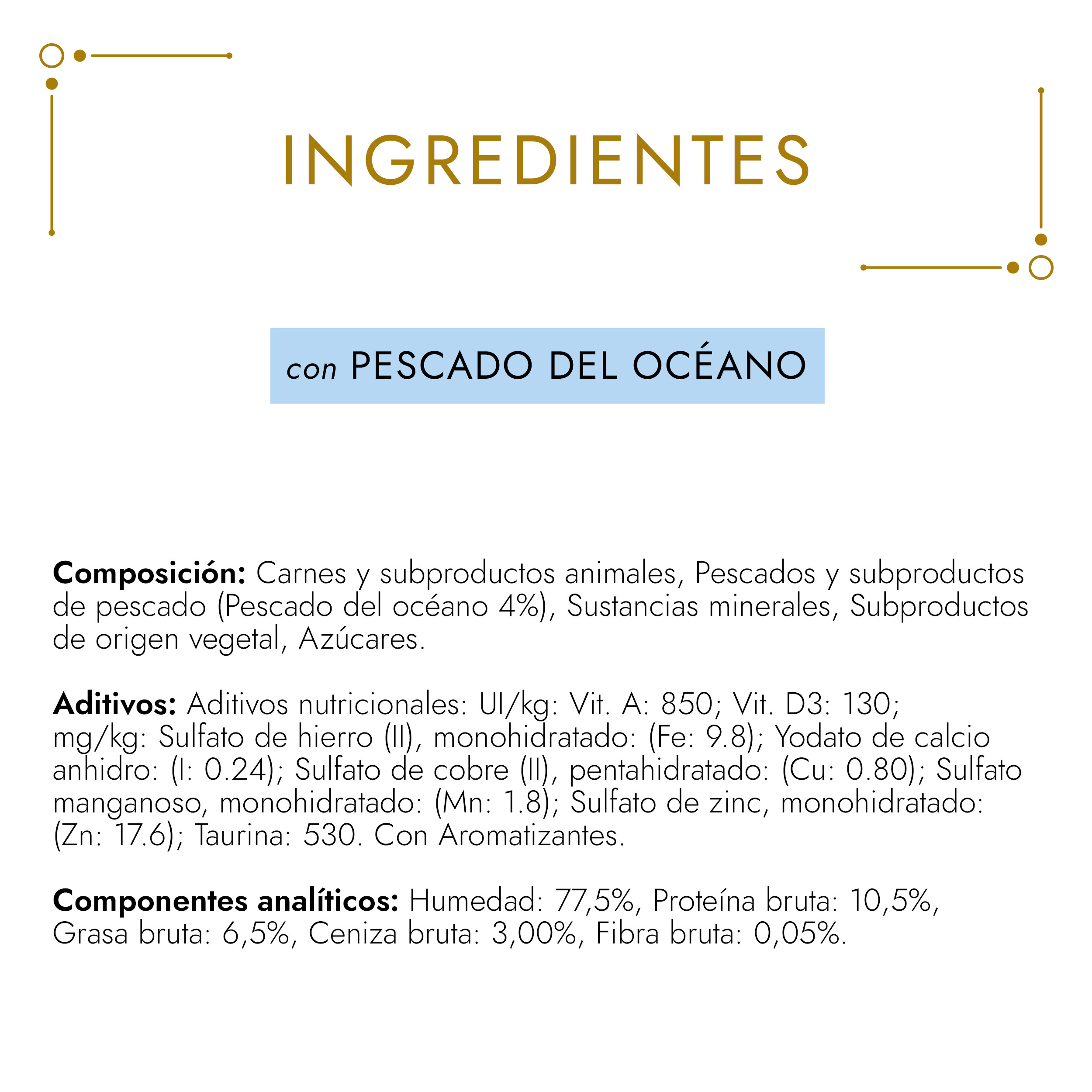 Comida húmeda gato Gourmet Gold mousse pescado 85g