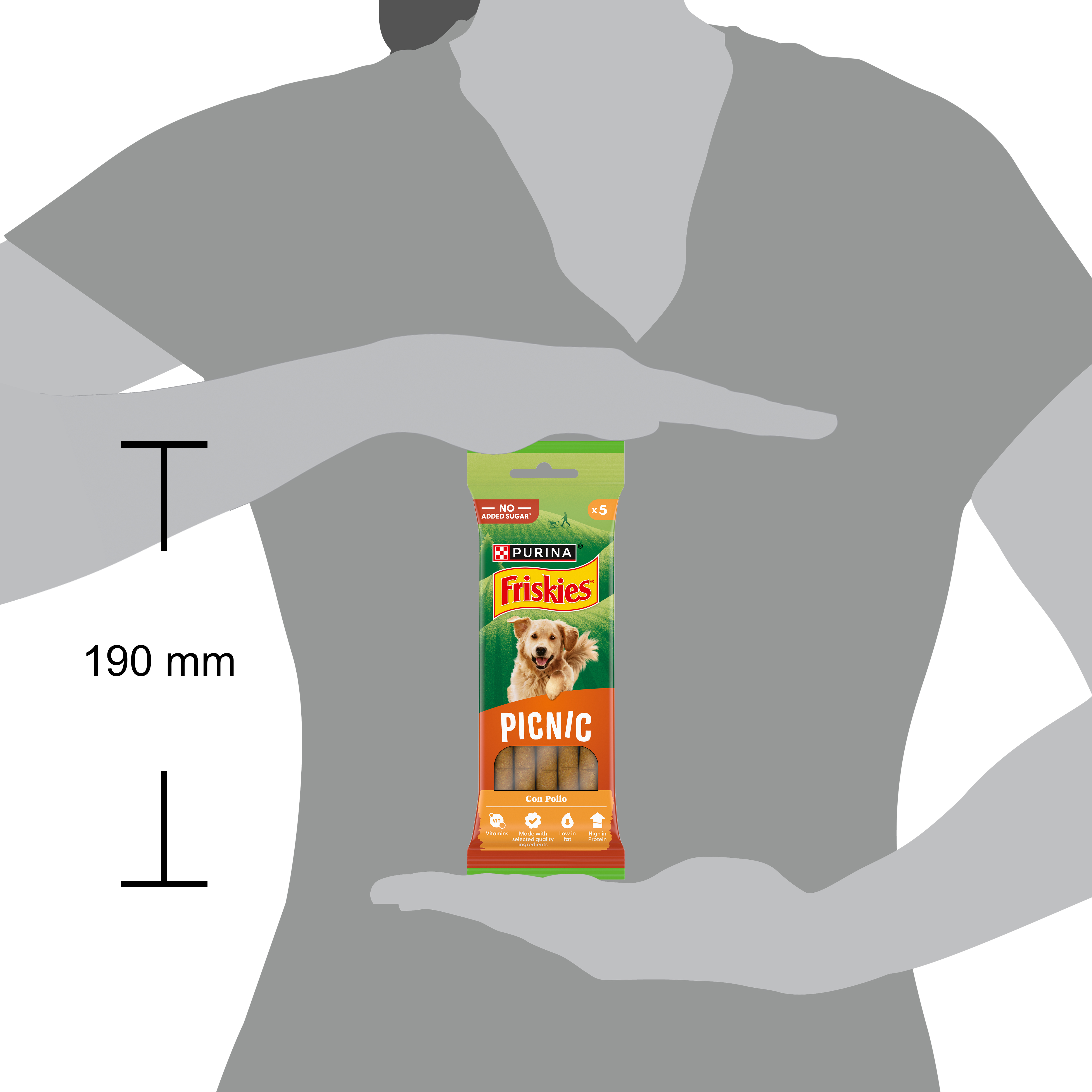 Snack para perros Friskies pollo 5uds