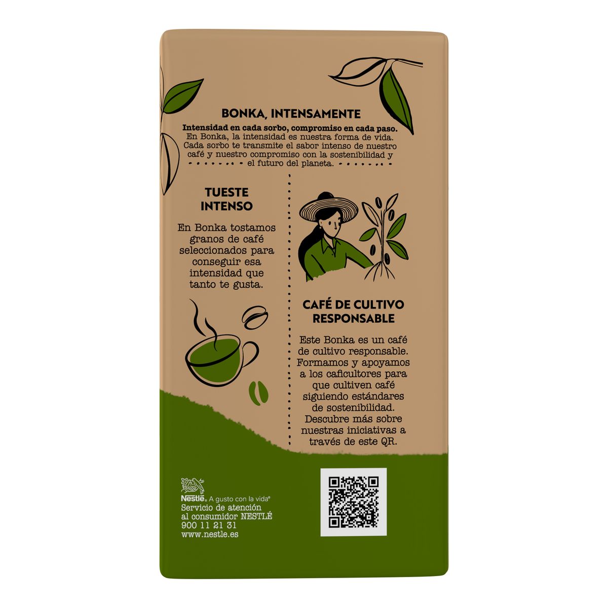 Café molido Bonka mezcla 50/50 250g