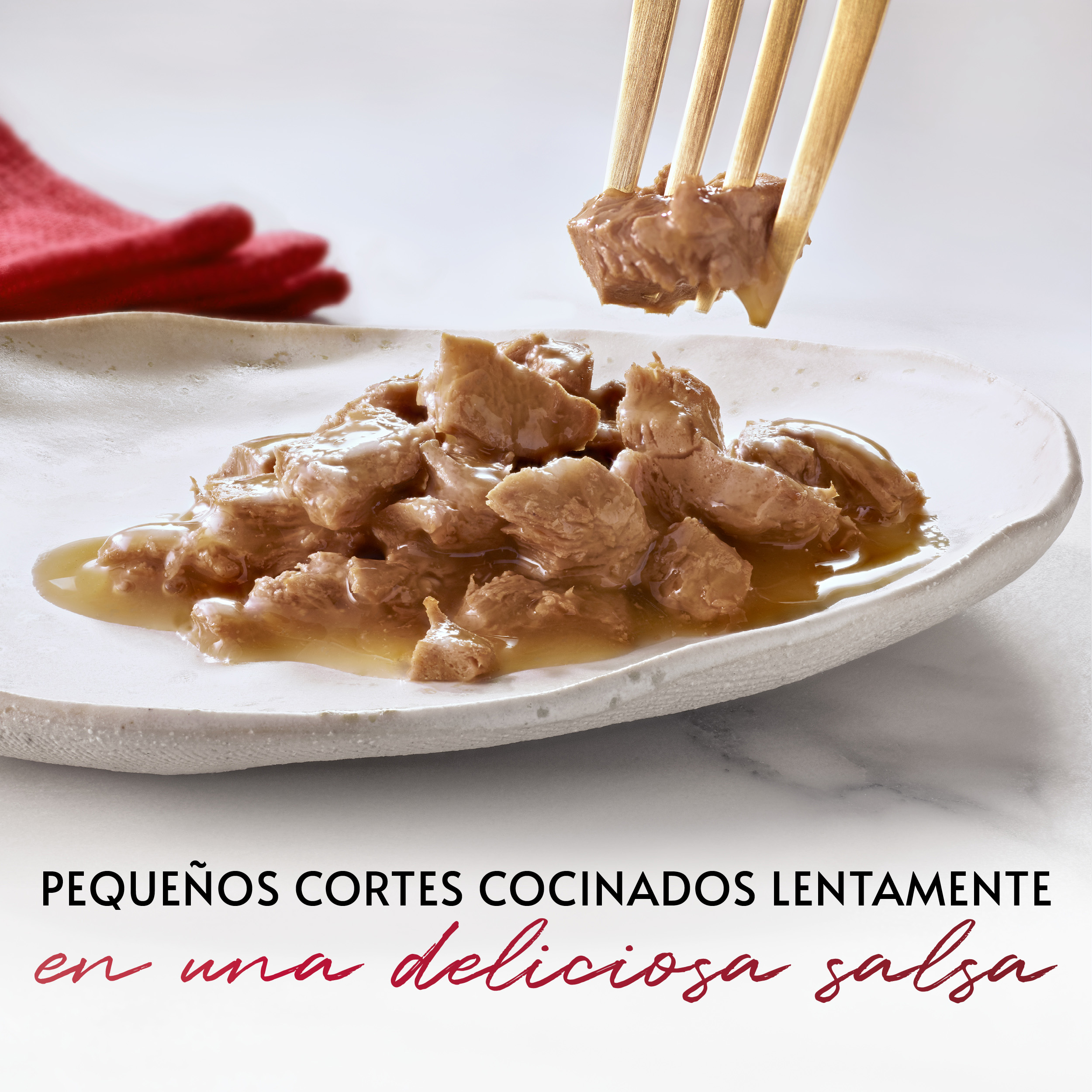 Comida húmeda gato Purina carne pack 6