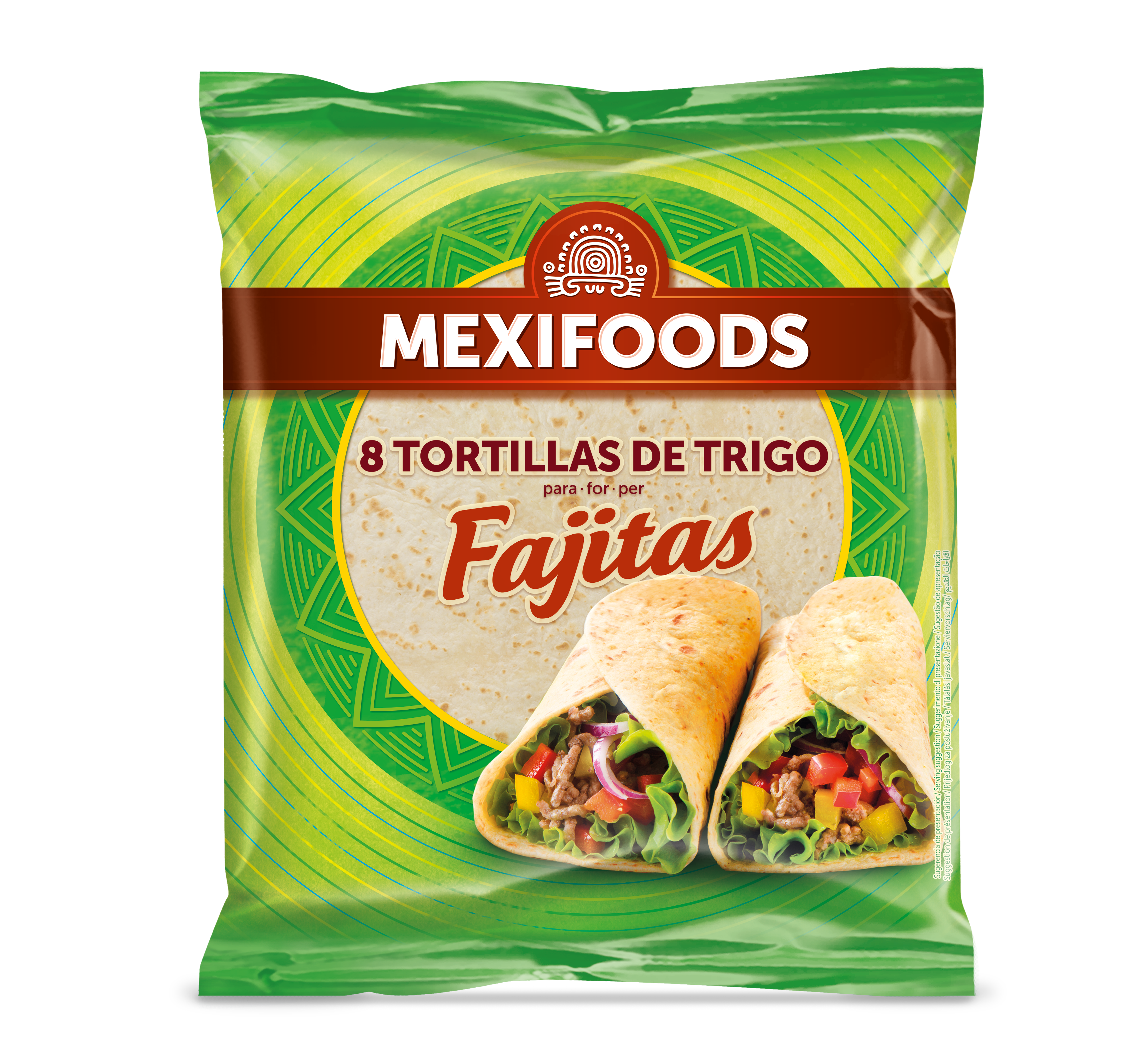 Tortillas trigo Mexifoods fajitas 8 uds 320g