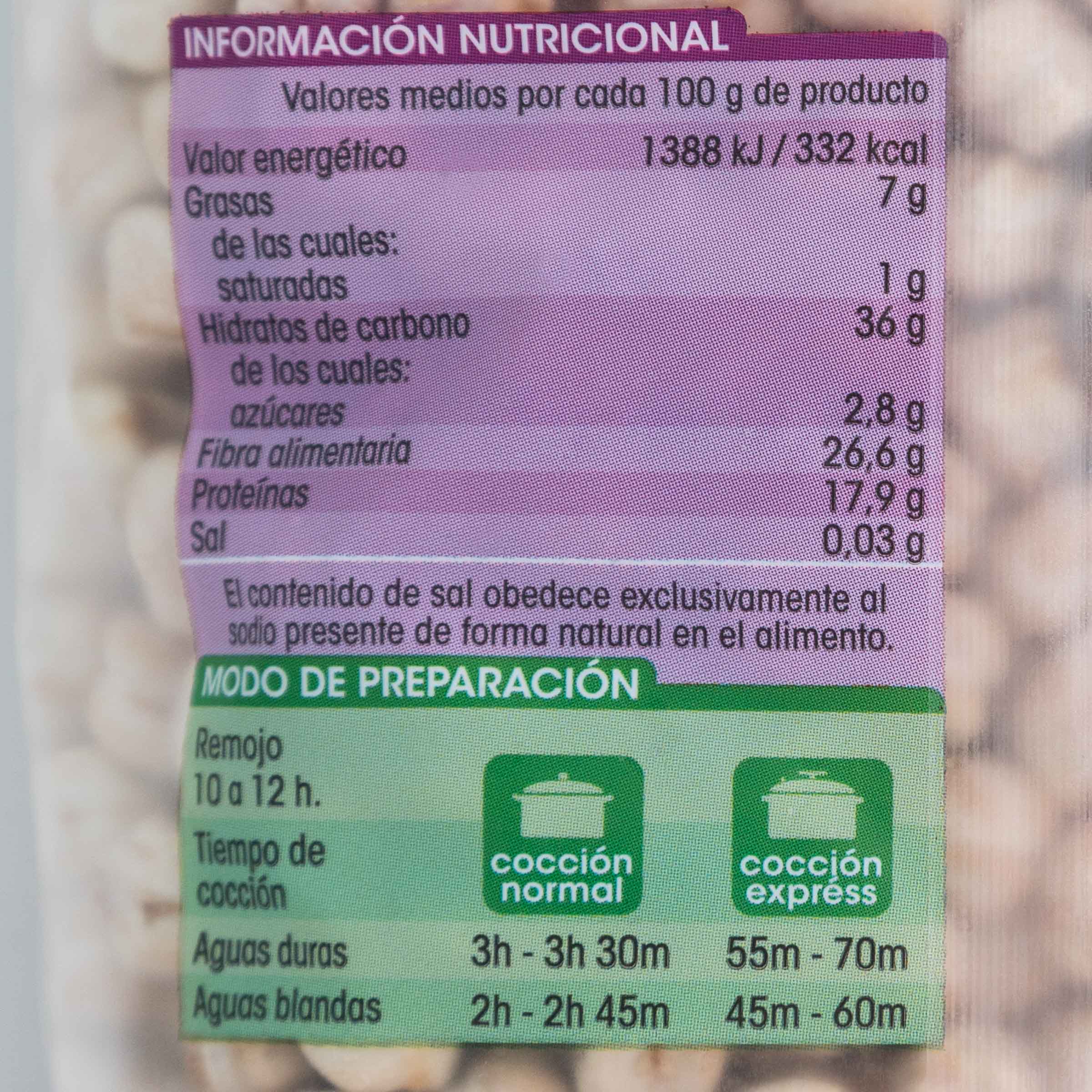 Garbanzo Alipende 1kg lechoso