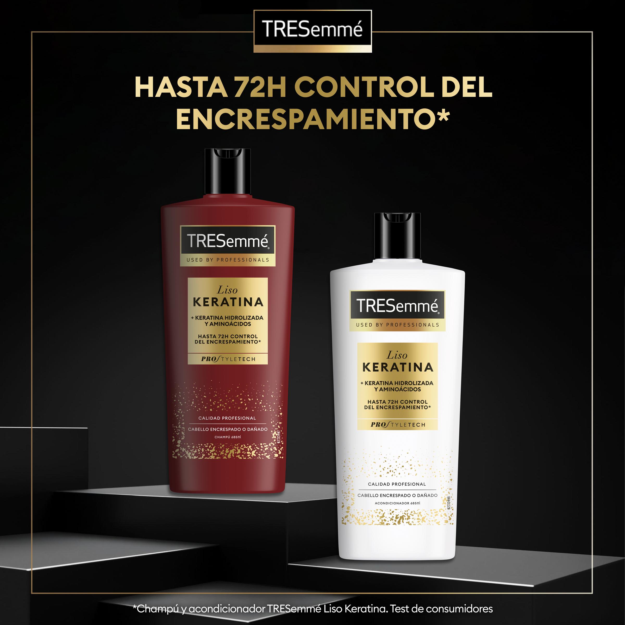 Shampoo Protector De Calor Liso Keratina De TresemmÃ© Precio