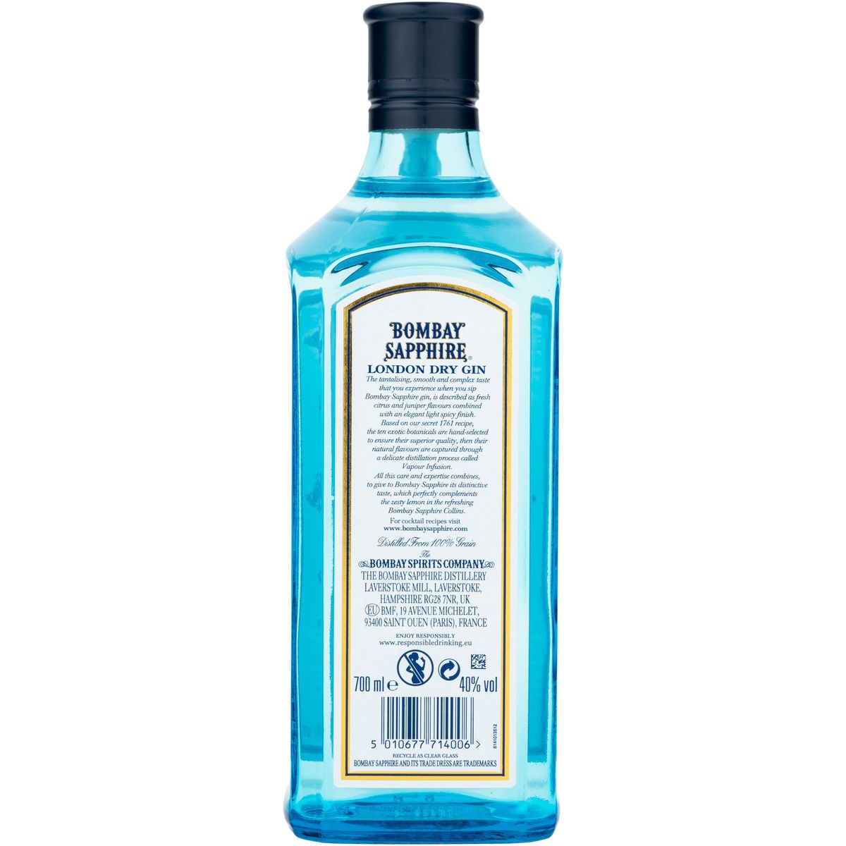 Ginebra Bombay Sapphire 70cl Reino Unido