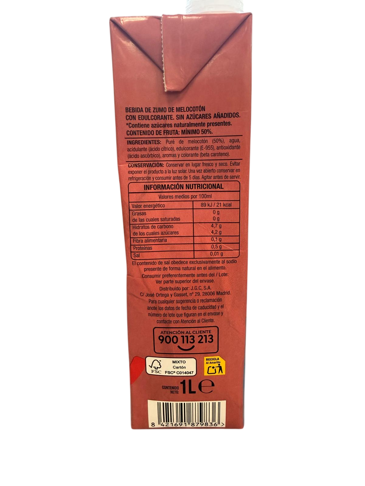 Néctar sin azúcar brick con mango y manzana Alipende 1l