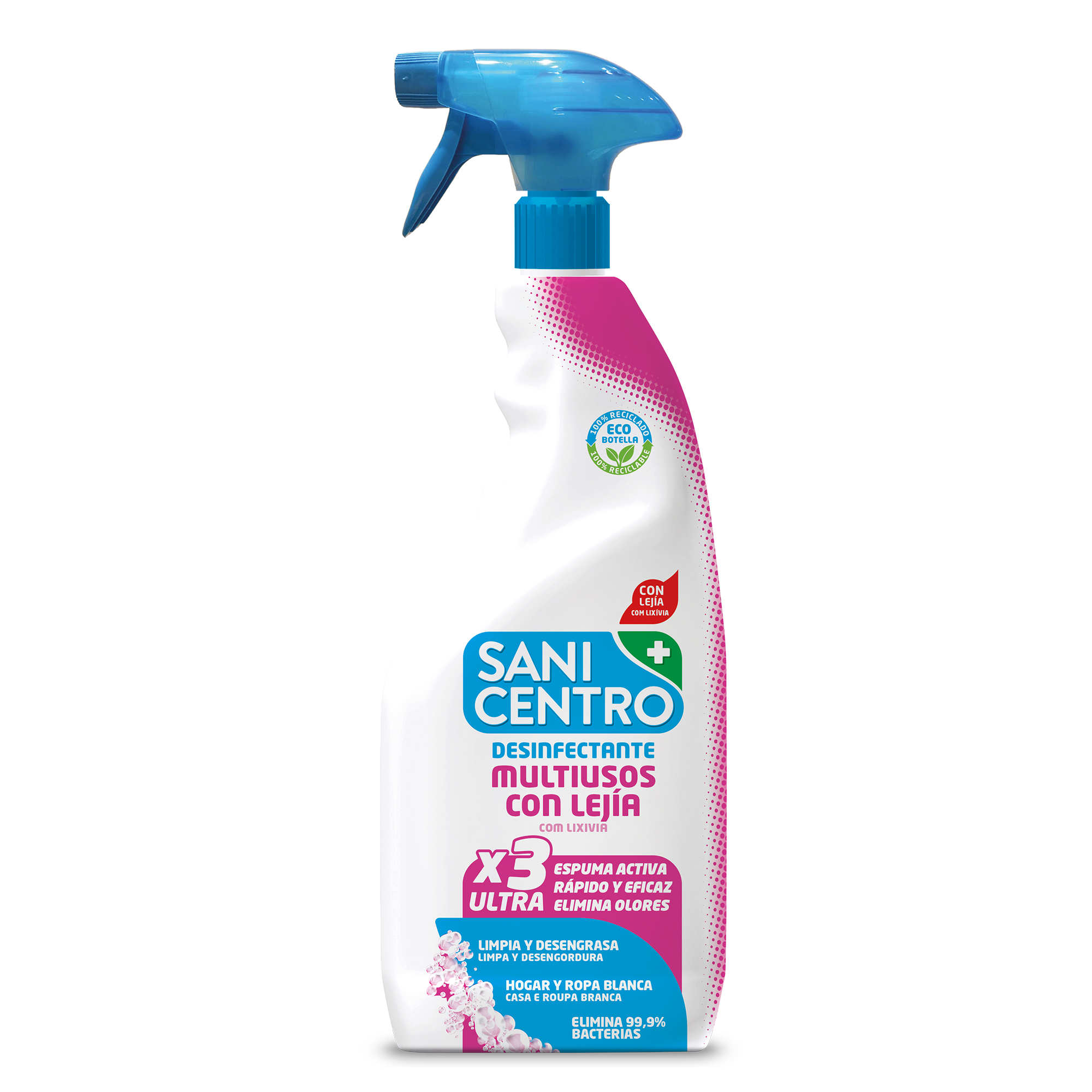 Lejía Multiusos Sanicentro 750ml pistola