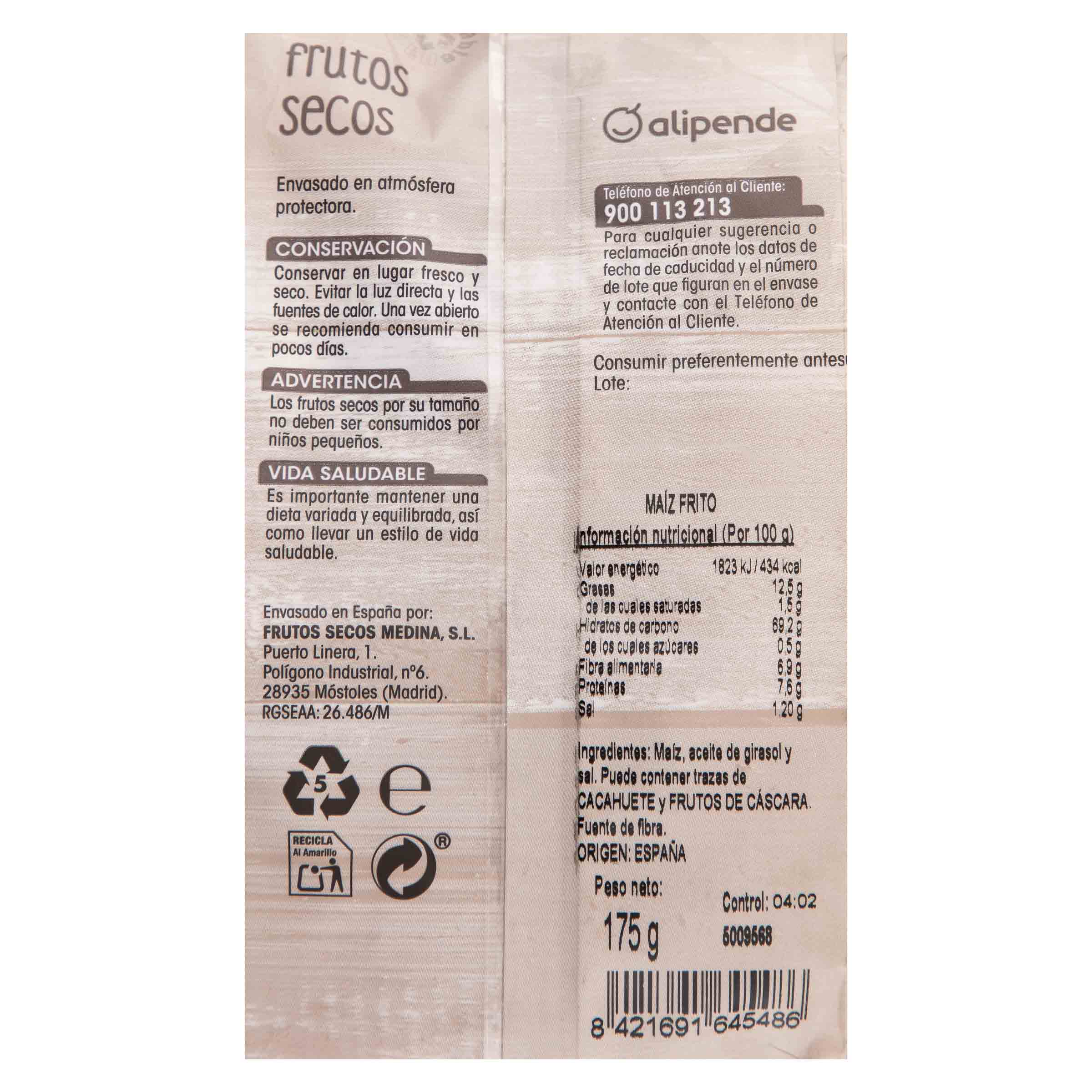 Maíz frito Alipende 175g