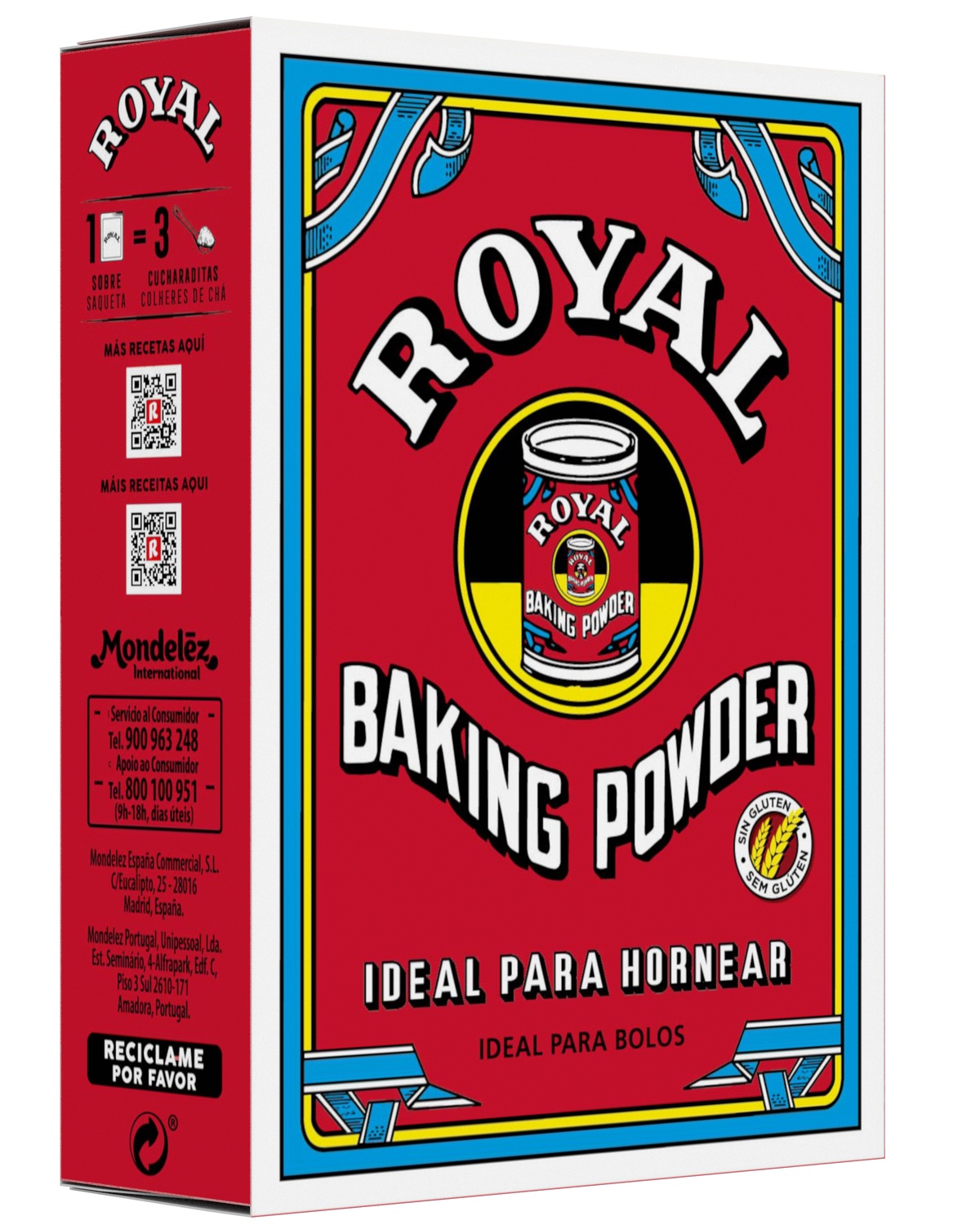 Polvo para hornear Royal 5 sobres