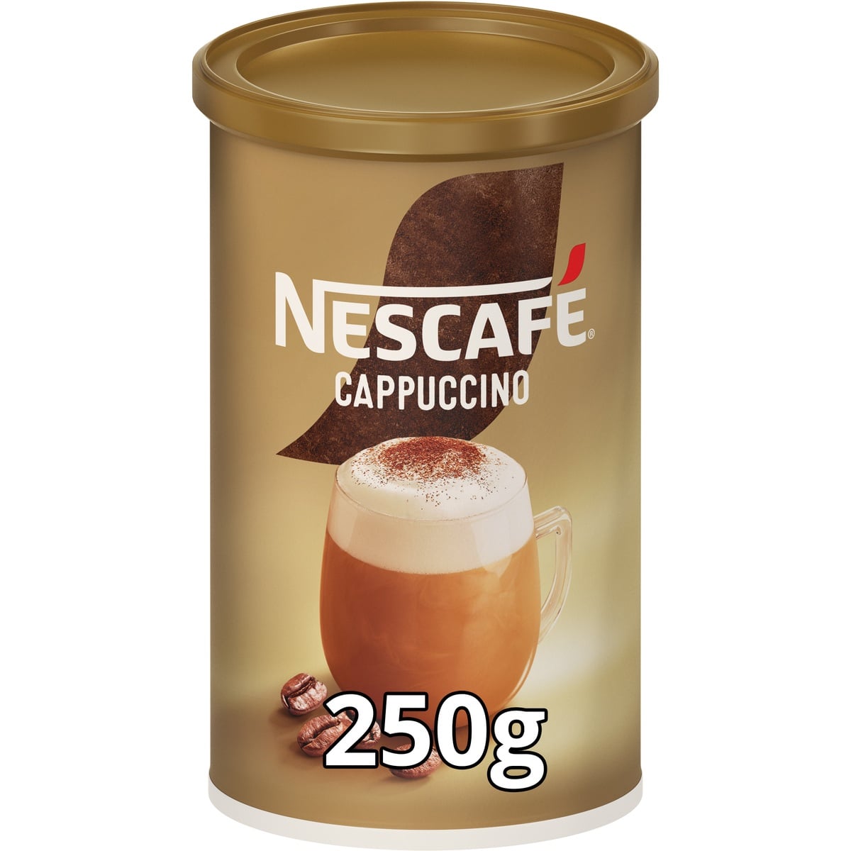 Café soluble natural Nescafé Gold Cappuccino bote 250g