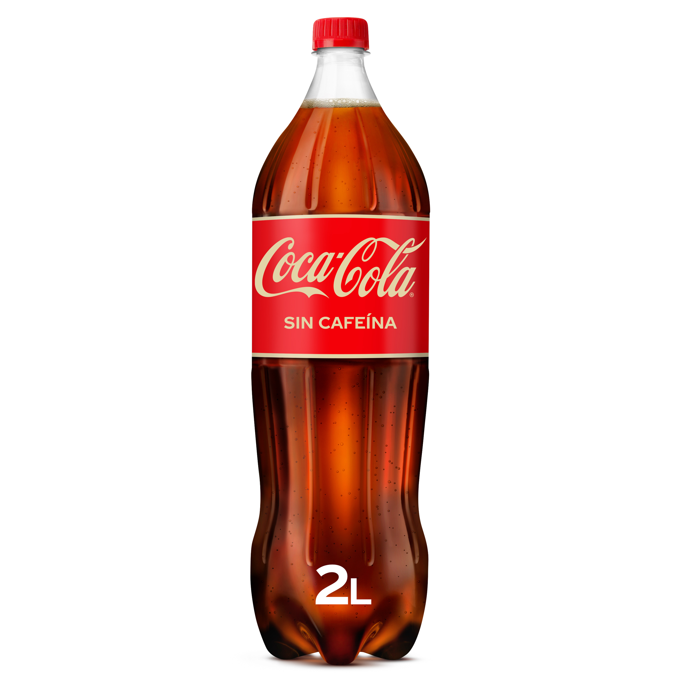 Refresco sin cafeína Coca-Cola botella 2l