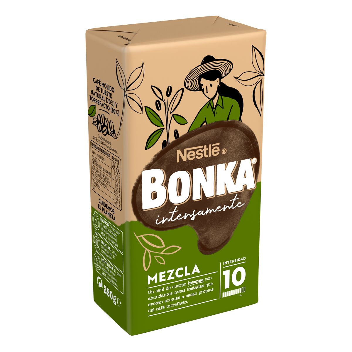 Café molido Bonka mezcla 50/50 250g
