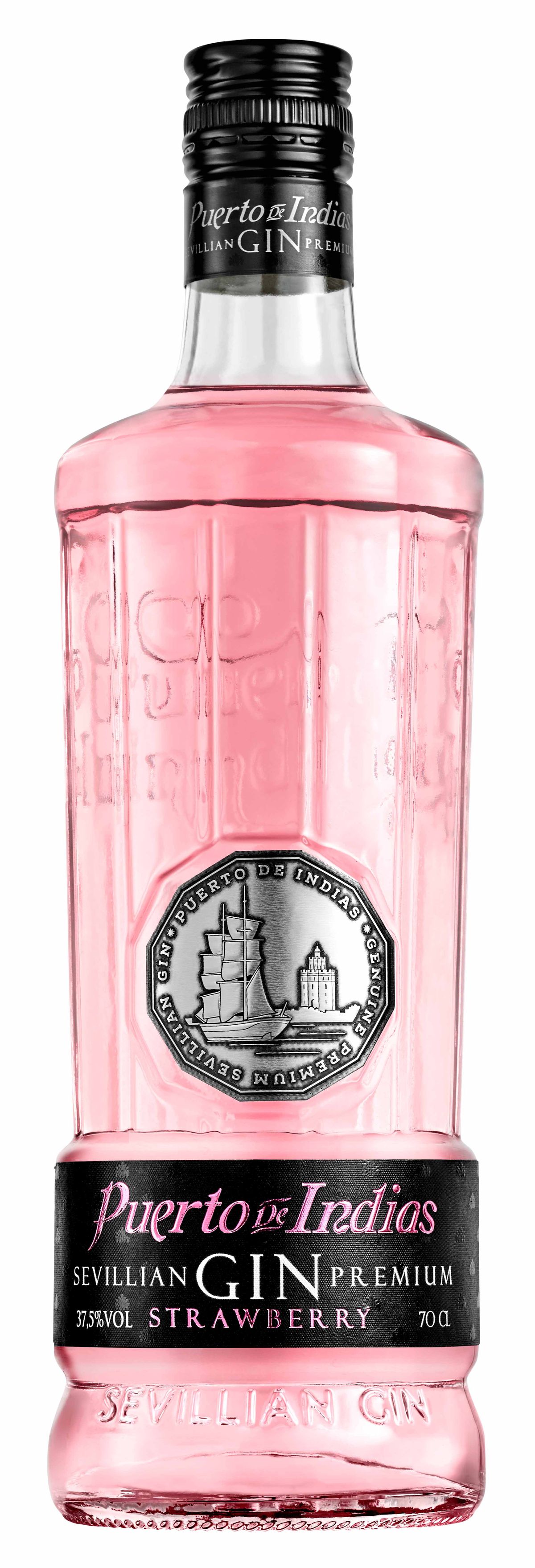 motivo intervalo triunfante Ginebra Puerto de Indias 70cl strawberry | Ahorramas