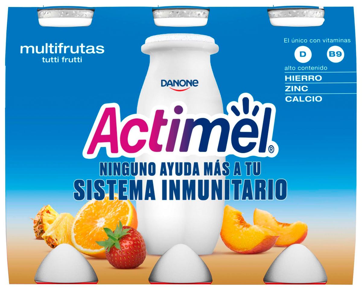 Actimel pack 6 multifruta