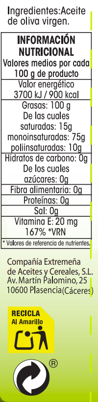 Aceite de oliva virgen Alipende 1l