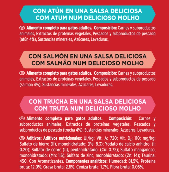 Comida húmeda gato Purina Gourmet mon petit pack 6