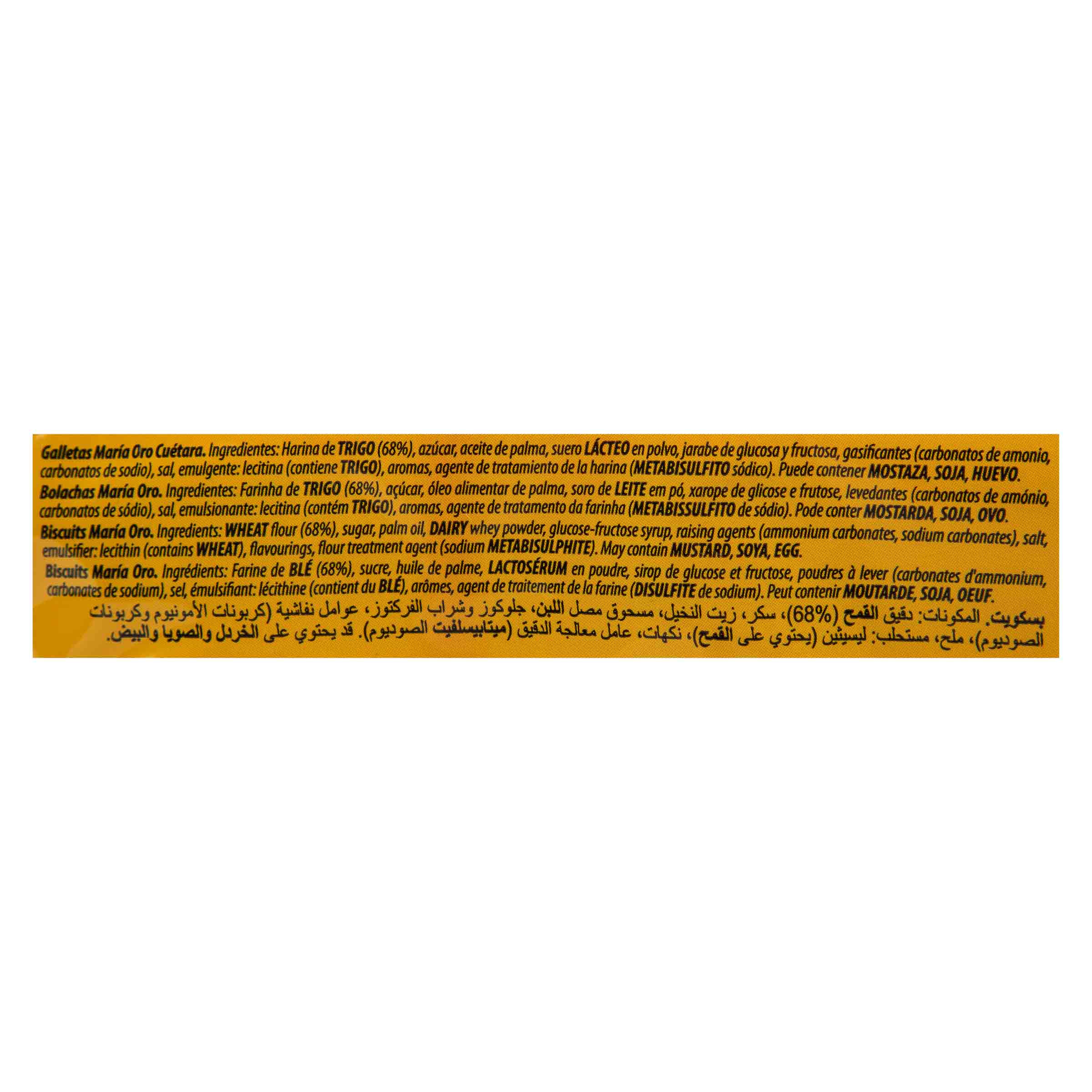 Galletas maría oro de Cuétara 600g + 33%